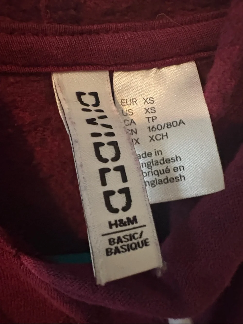 H&M Cropped Hoodie - Picture 2 of 3